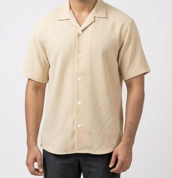 The Sandstone Waffle Resort Shirt