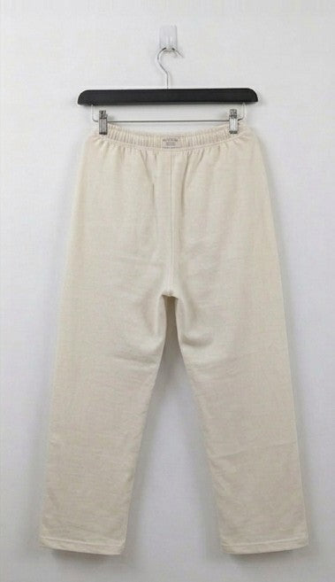 The Alabaster Textured Straight-Baggy Trouser