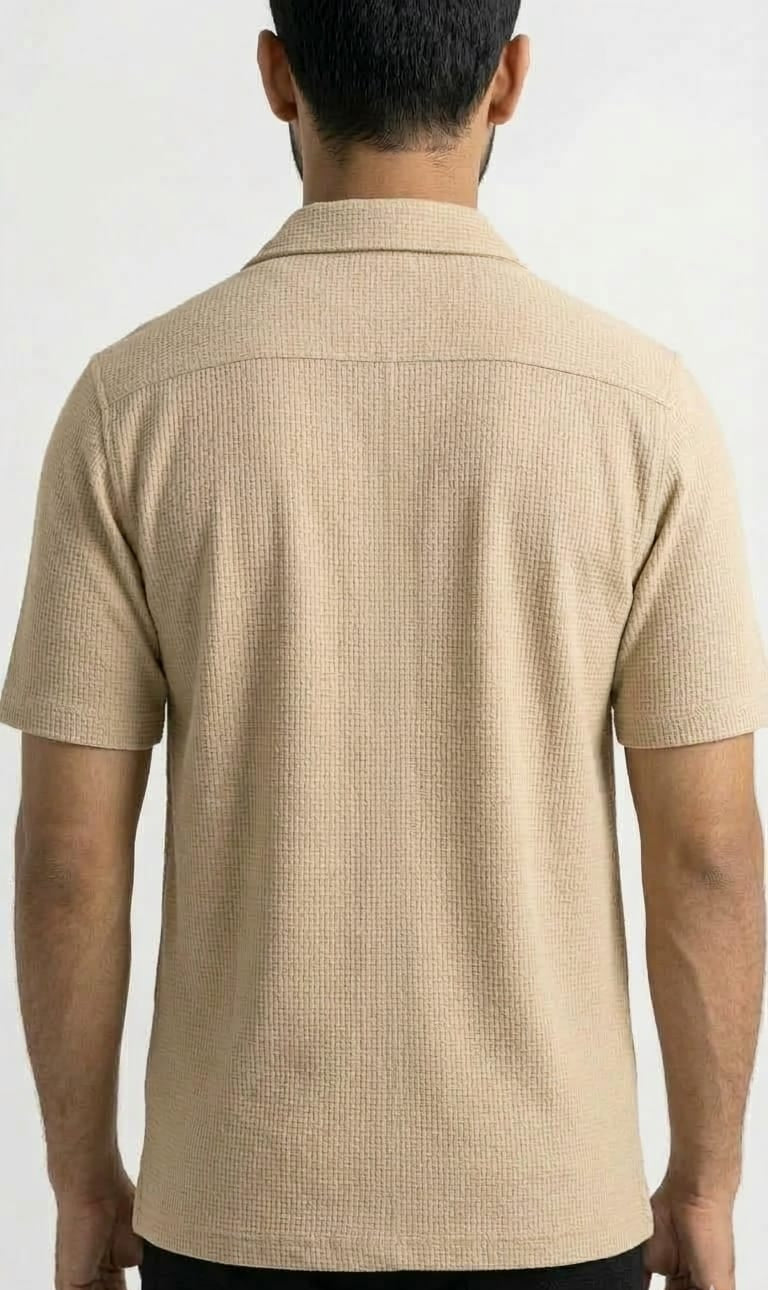 The Sandstone Waffle Resort Shirt