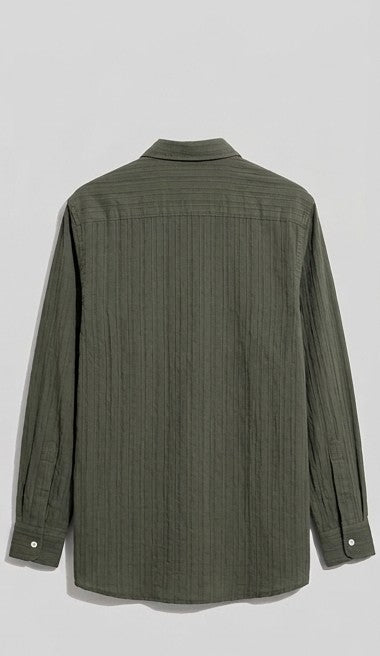 The Forest Ribbed Crinkle Shirt
